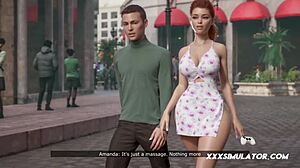 Scéna#1 pro video: Amanda’s hardcore interracial scene in animated 3D adult game