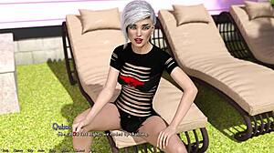 Scéna#3 pro video: 3D animated library date with a hot girl from a rich family