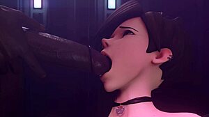 مشهد#20 للفيديو: 3D animated Tracer in captivity in an adult game