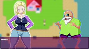 Scéna#2 pro video: Android 18's wet and wild encounter with Trunks in DBZ