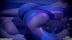 장면#20 동영상을 위해: Concise descriptions of animated furries in 3D cartoon animations of Science Fiction animated Movies