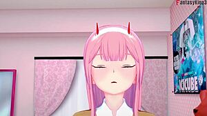 Scéna#1 pro video: FantasyKing3.3D presents Zero Two and Darling in the franxx