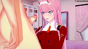 장면#2 동영상을 위해: FantasyKing3.3D presents Zero Two and Darling in the franxx