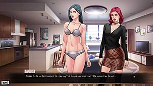 Scena#1 dla filmu: Our red string part 7 - a porn video game walkthrough
